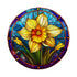 Daffodil Circular Glass Suncatcher Worktop Saver